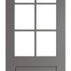 ADVISAR - 3/4 Lite Flush Glazed-6 Lite Grid Door - Image 2