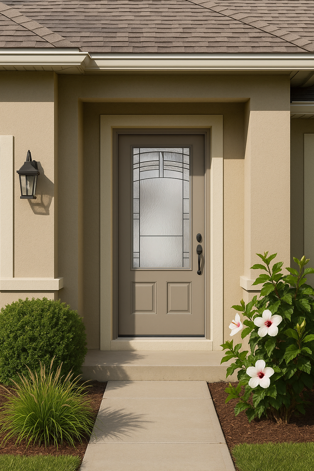 Impact Windows & Doors Tampa - Full Lite Flush - Maple Park