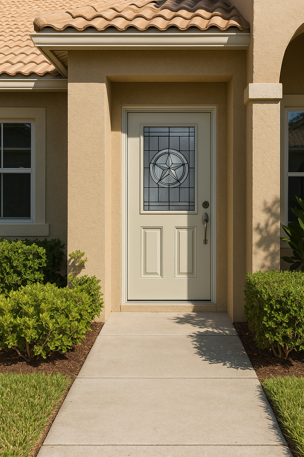 Impact Windows & Doors Tampa - Half Lite 2 Panel Flush - Texas Star