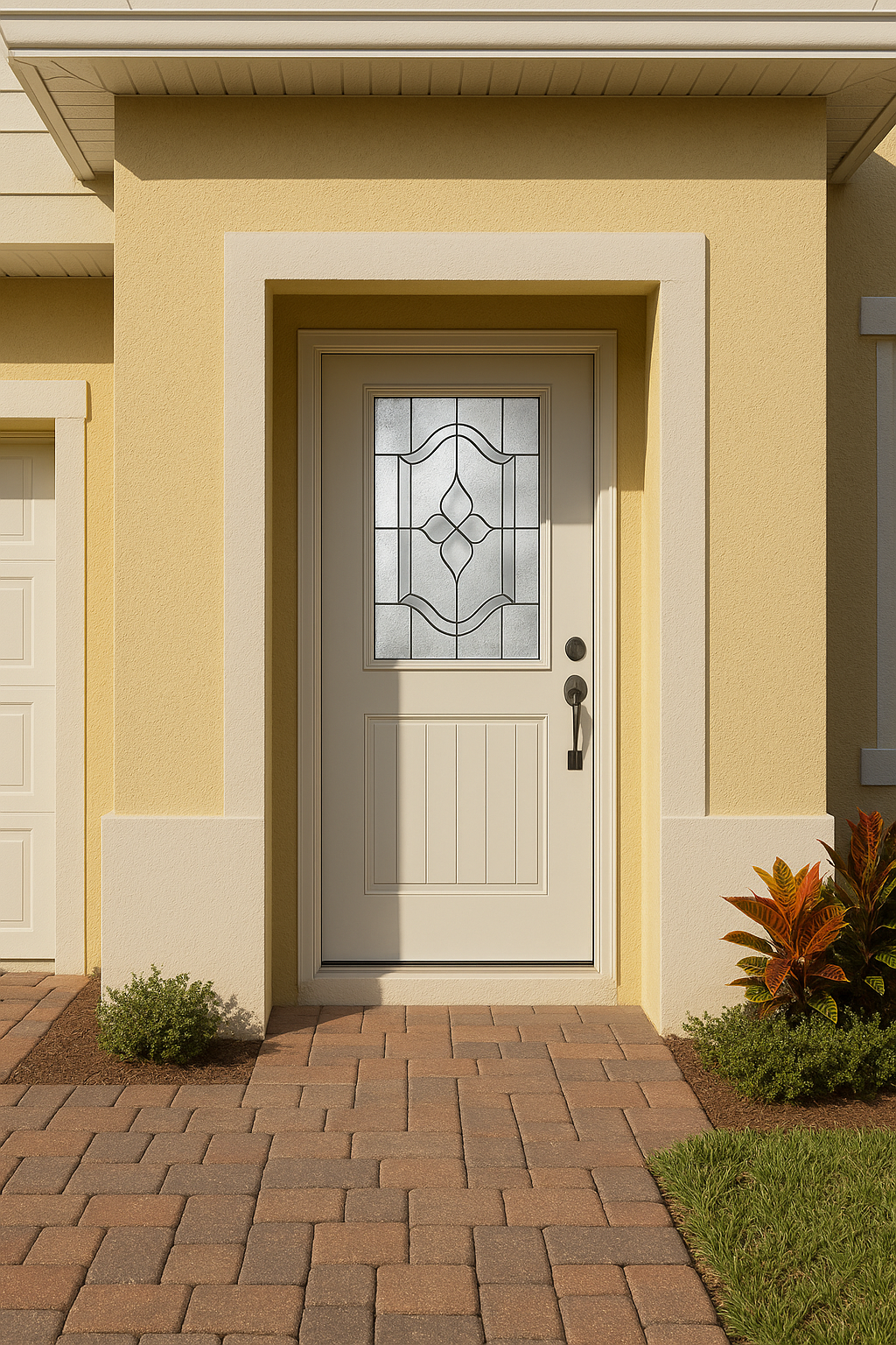 Impact Windows & Doors Tampa - Half Lite 1 Panel Plank Flush - Concorde