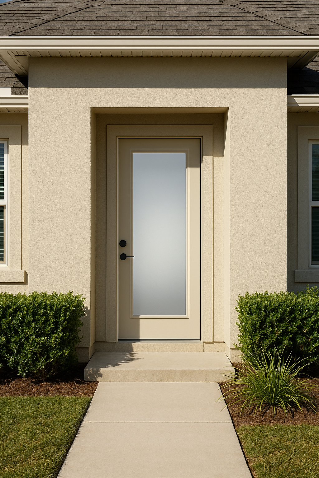 Impact Windows & Doors Tampa - Full Lite Flush - Clear 1 Lite No Grid