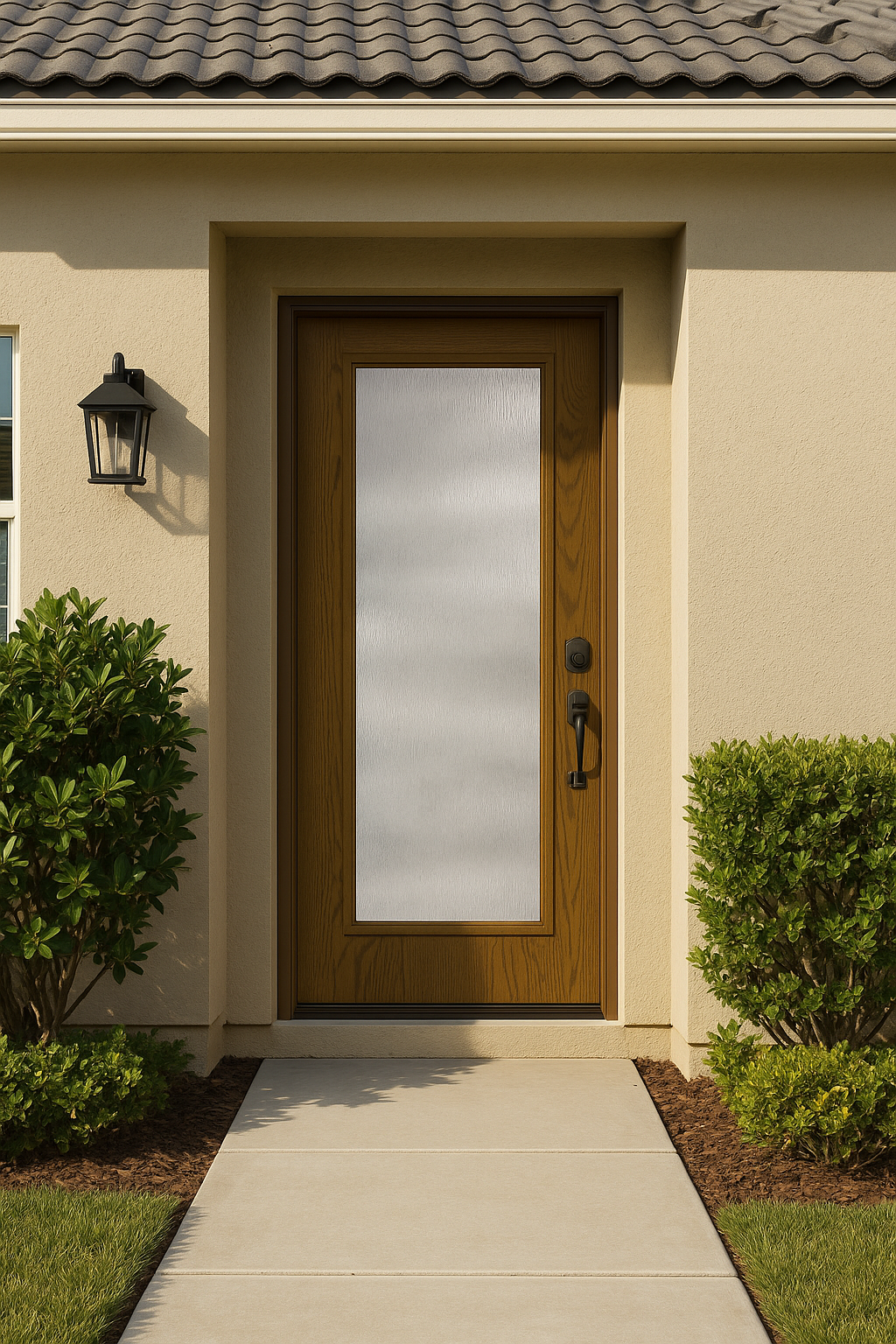 Impact Windows & Doors Tampa - Full Lite Flush - Rainglass