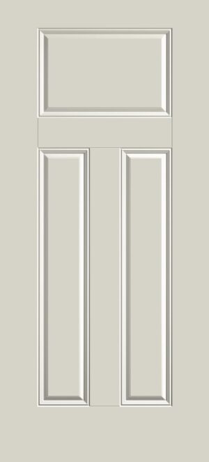 2 Panel Craftsman Flush