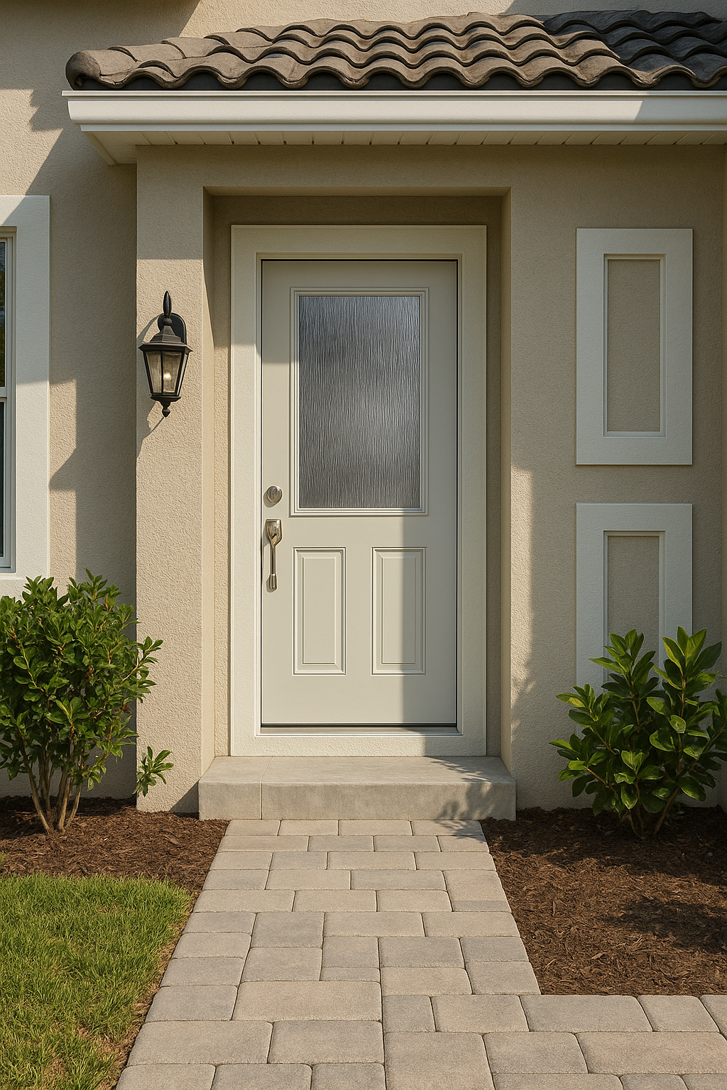 Impact Windows & Doors Tampa - Half Lite 2 Panel Flush - Chord