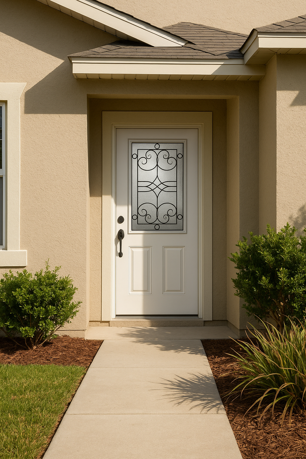 Impact Windows & Doors Tampa - Half Lite 2 Panel Flush - Salinas