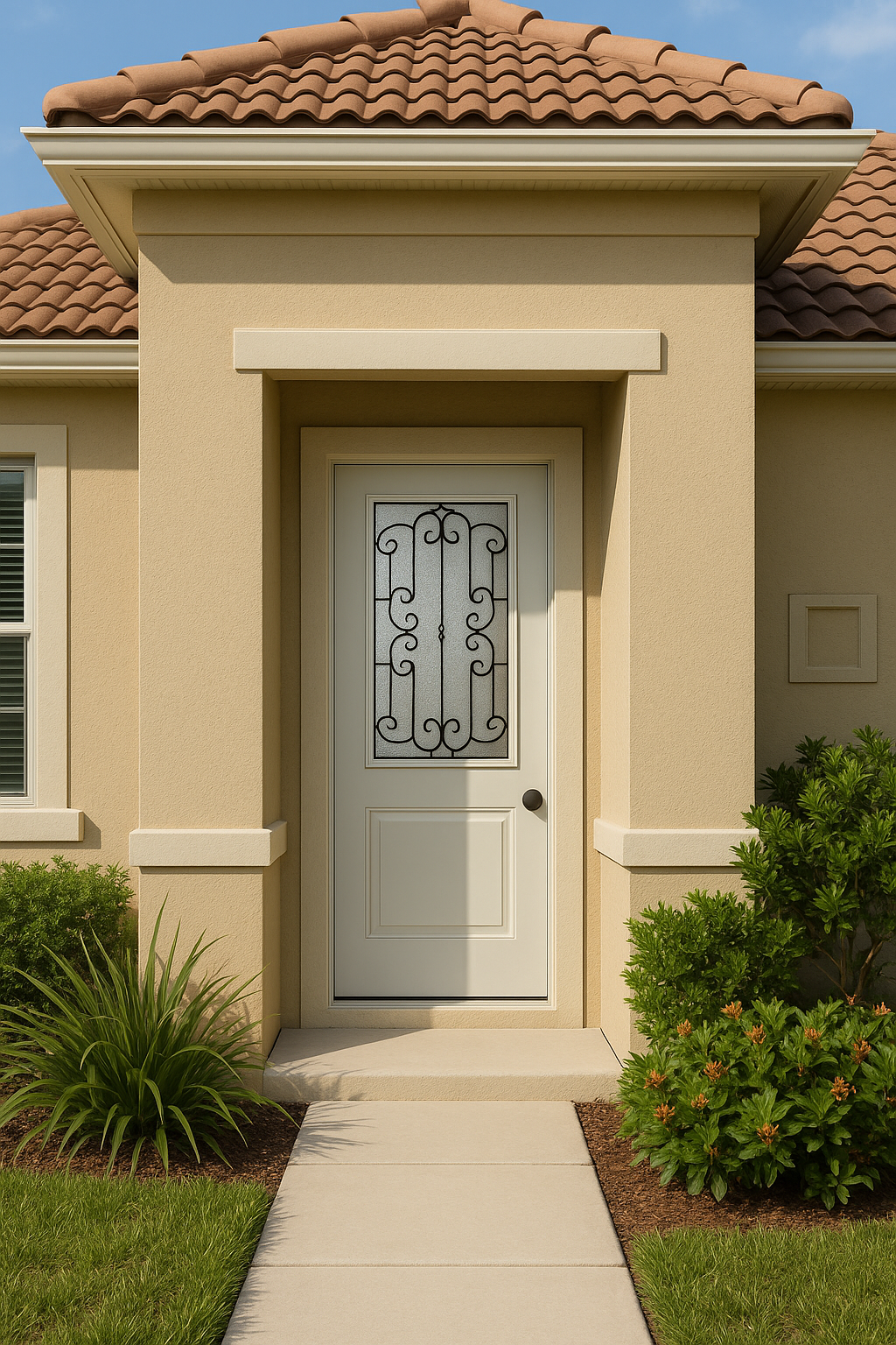 Impact Windows & Doors Tampa - Half Lite 1 Panel Flush - Riserva