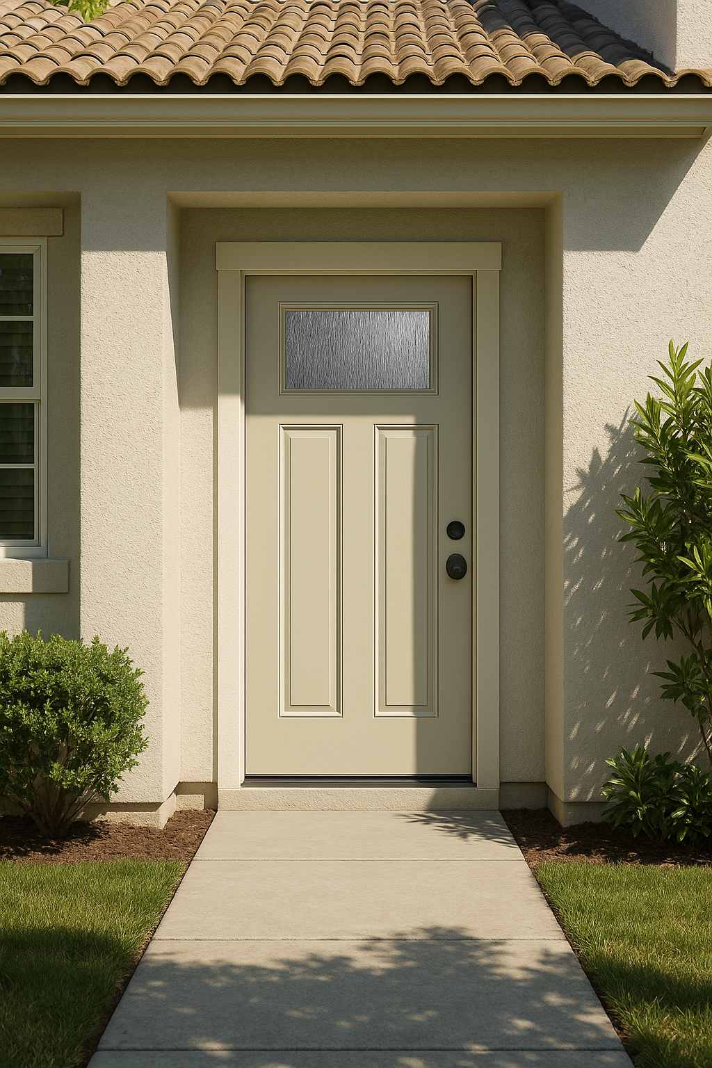 Impact Windows & Doors Tampa - Craftsman Lite 2 Panel Flush - Rainglass