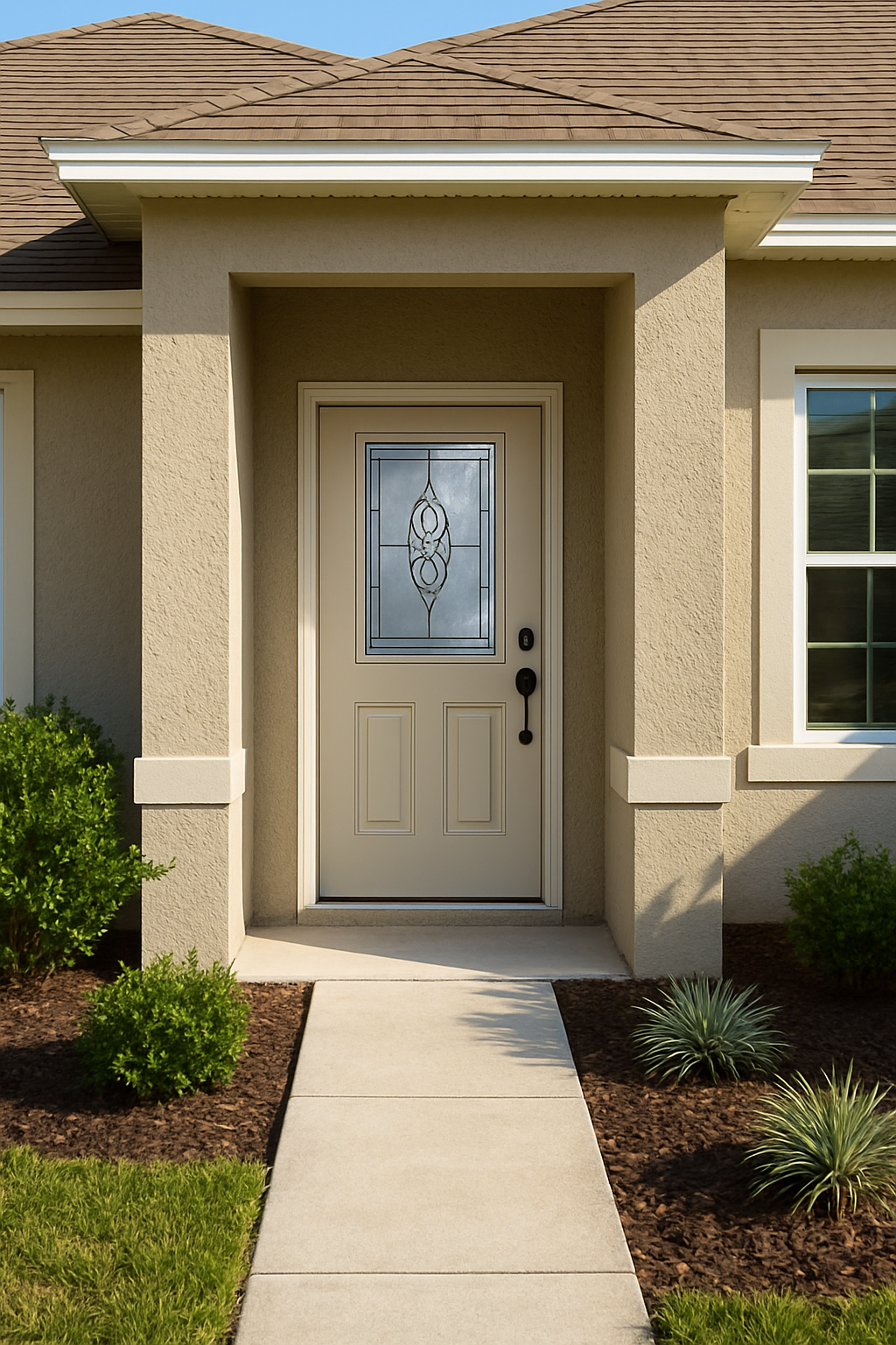 Impact Windows & Doors Tampa - Half Lite 2 Panel Flush - Kensington
