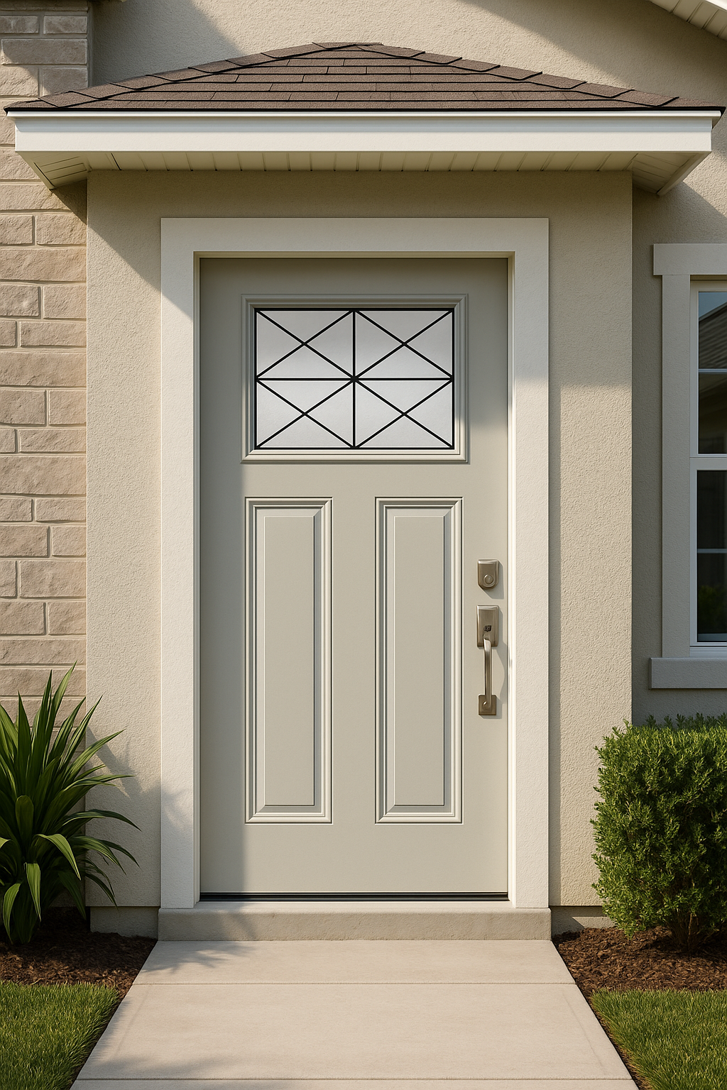 Impact Windows & Doors Tampa - Craftsman Lite 2 Panel Flush - Calix