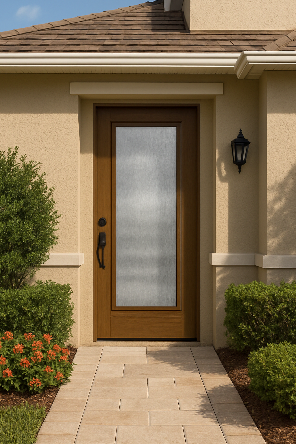 Impact Windows & Doors Tampa - 8' Full Lite W/ Stile Lines - Chord