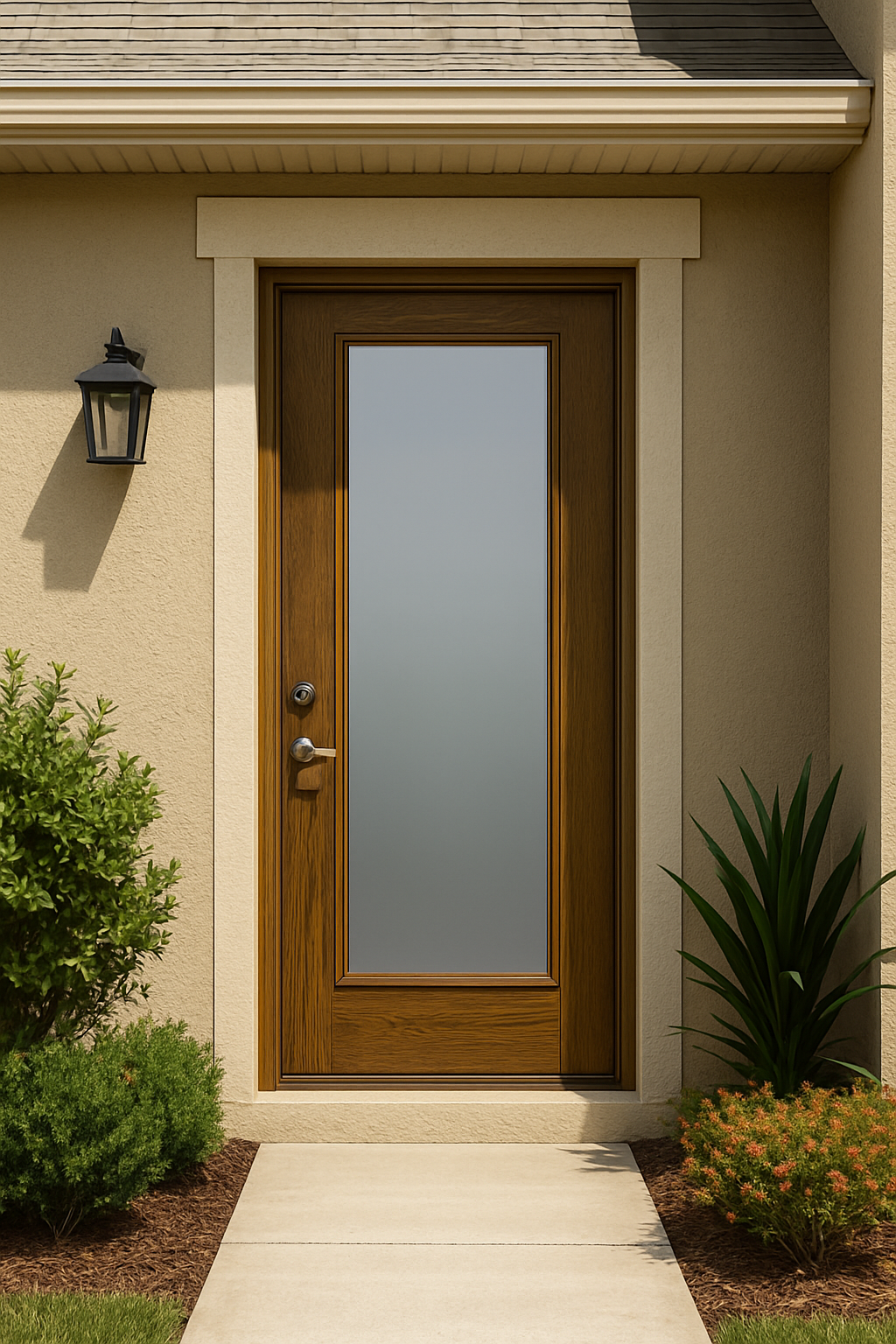 Impact Windows & Doors Tampa - 8' Full Lite Flush - Clear 1 Lite No Grid