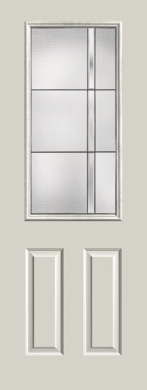 8' Half Lite 2 Panel Flush