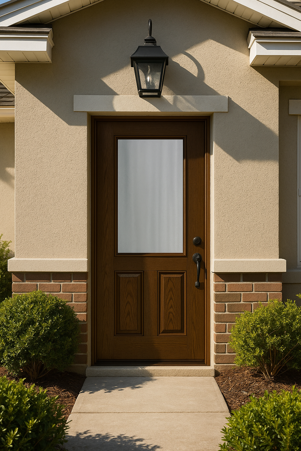Impact Windows & Doors Tampa - 8' Half Lite 2 Panel - Chinchilla