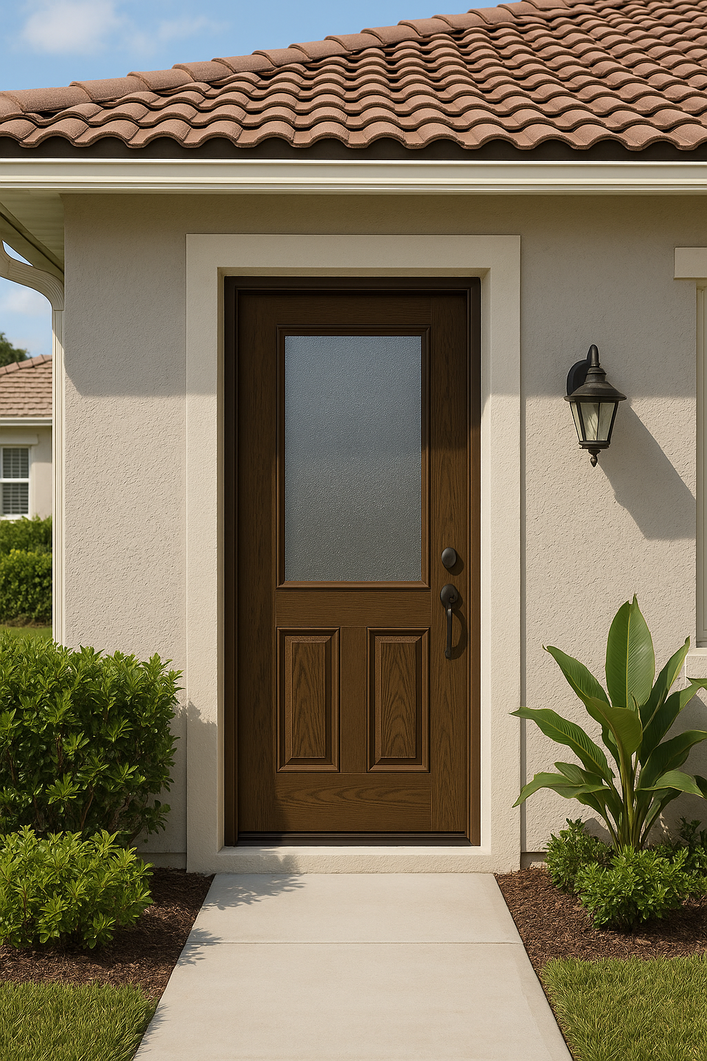 Impact Windows & Doors Tampa - 8' Half Lite 2 Panel - Granite