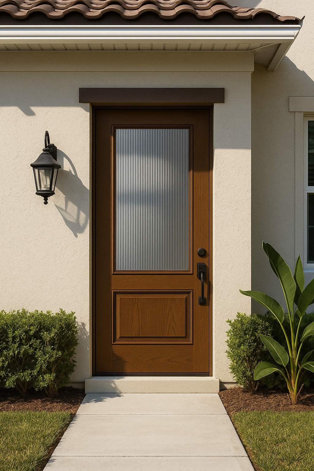 Impact Windows & Doors Tampa - 8' 3/4 Lite 1 Panel - Reeded