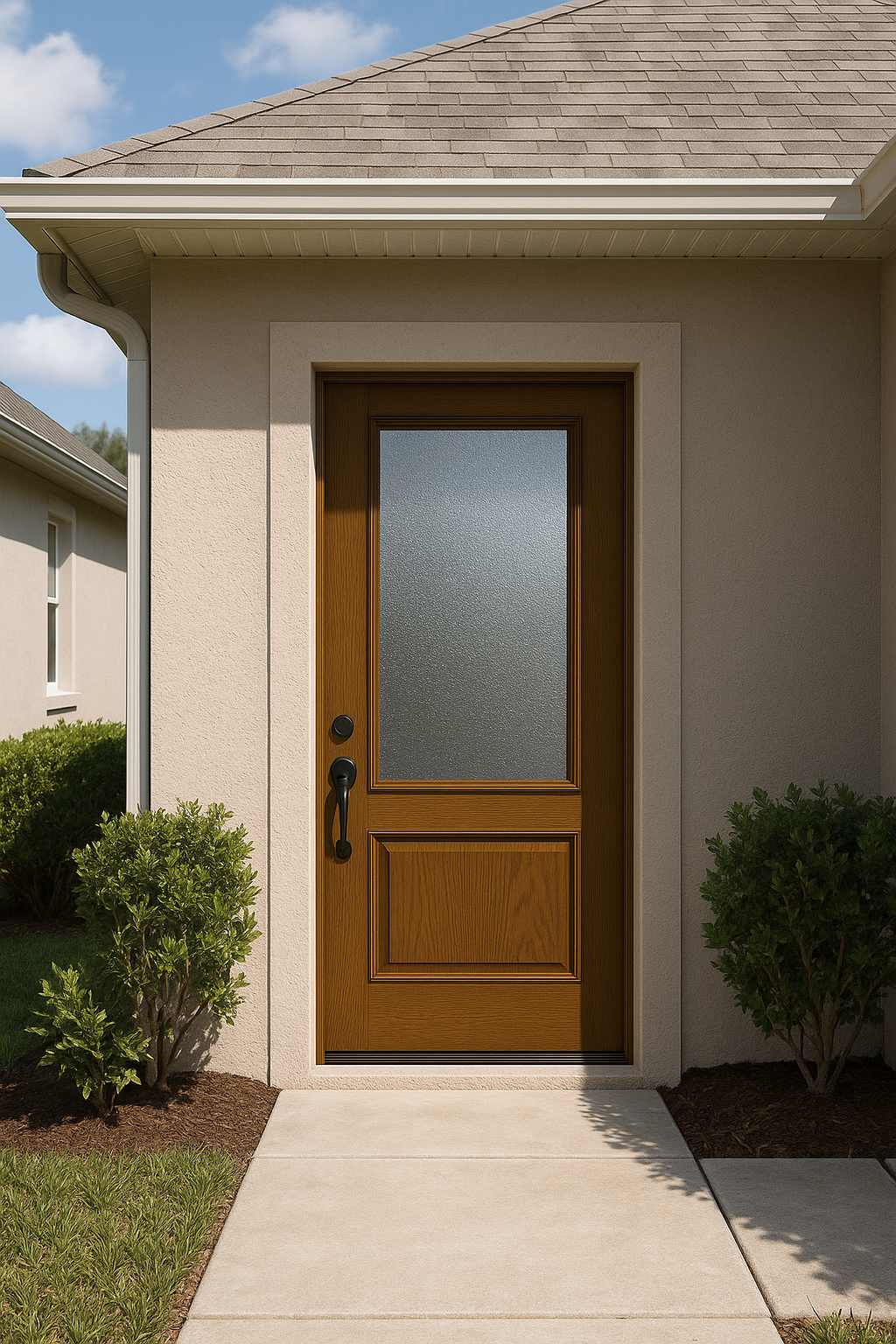 Impact Windows & Doors Tampa - 8' 3/4 Lite 1 Panel - Granite