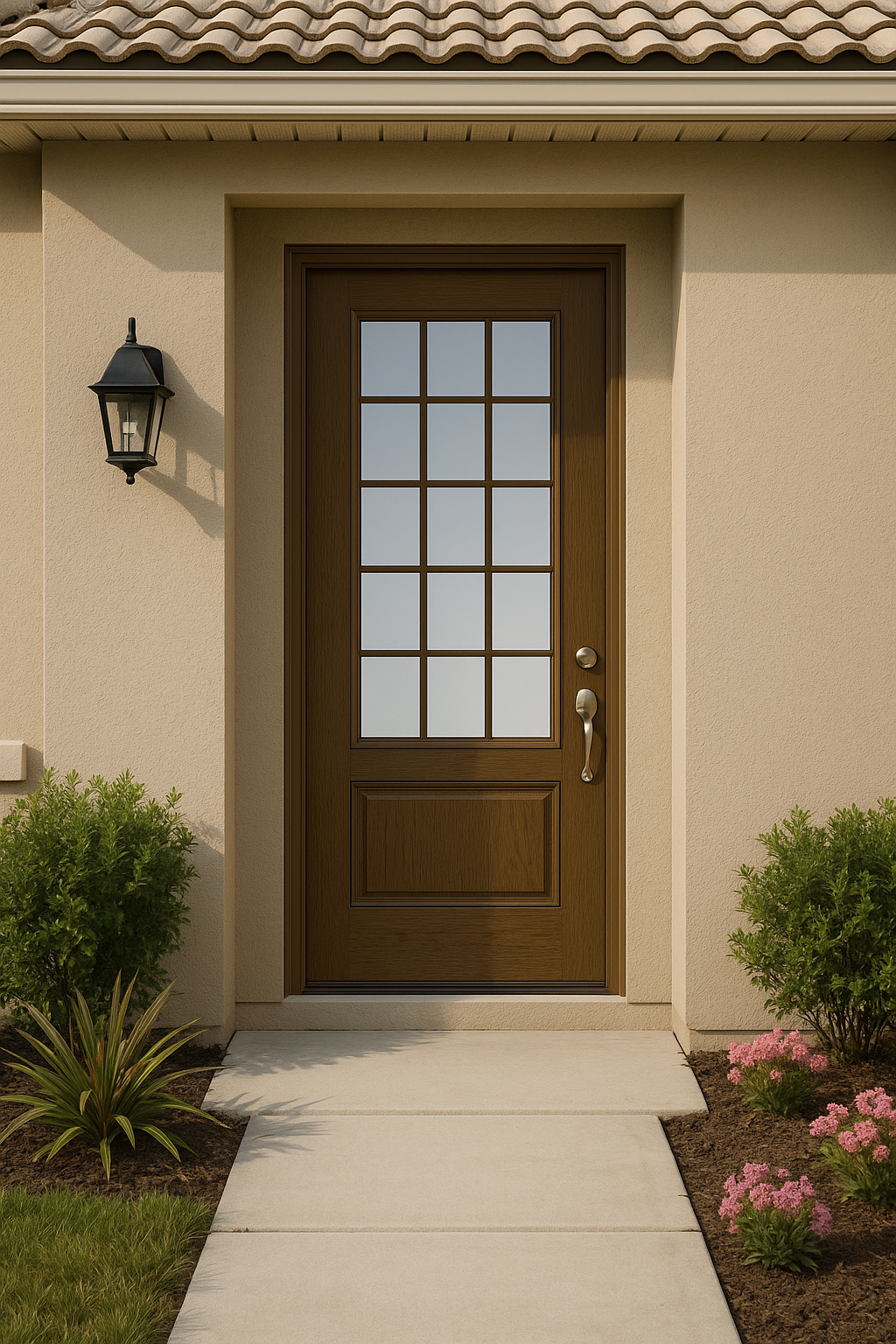 Impact Windows & Doors Tampa - 8' 3/4 Lite 1 Panel - Colonial