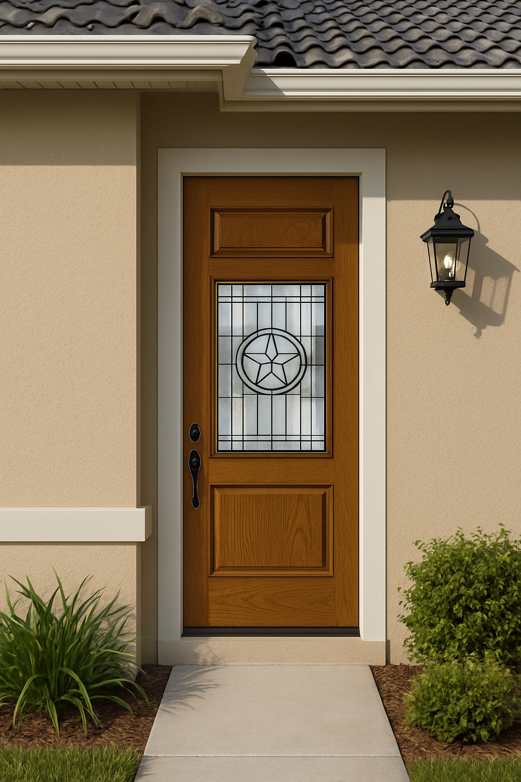 Impact Windows & Doors Tampa - 8' Half Lite 1 Panel Top and Bottom - Texas Star