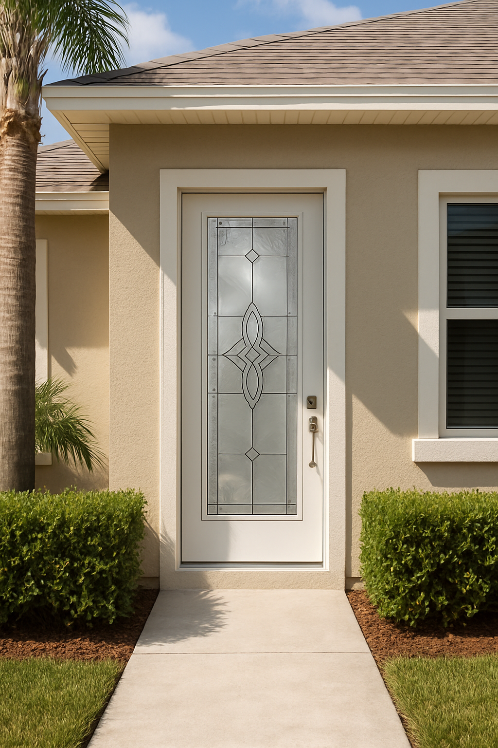 Impact Windows & Doors Tampa - 8' Full Lite Flush - Wellesley