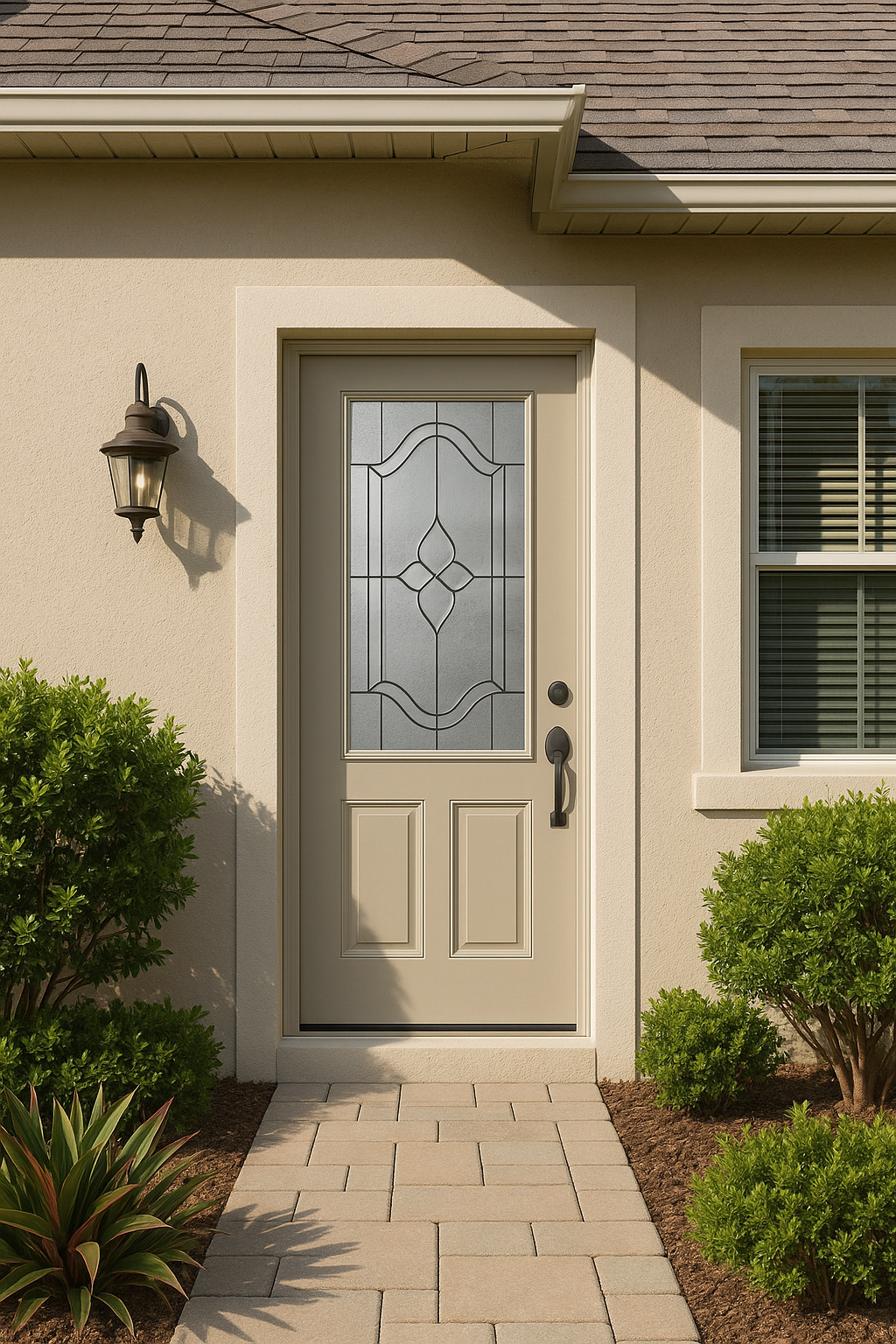 Impact Windows & Doors Tampa - 8' Half Lite 2 Panel Flush - Concorde