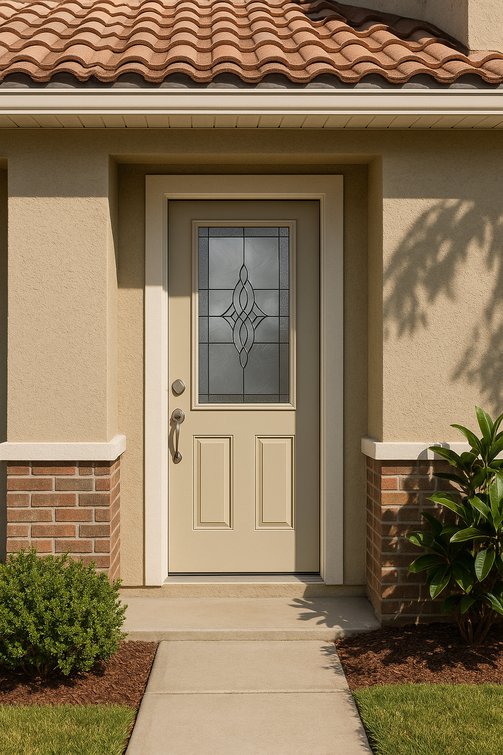Impact Windows & Doors Tampa - 8' Half Lite 2 Panel Flush - Wellesley