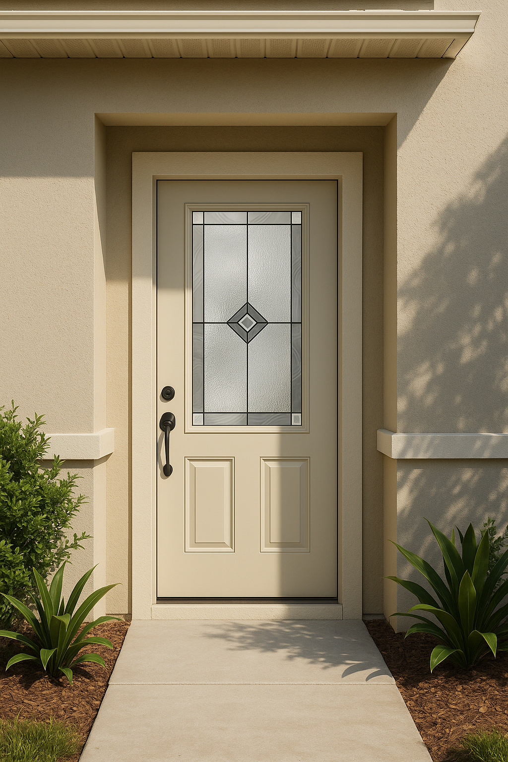Impact Windows & Doors Tampa - 8' Half Lite 2 Panel Flush - Pembridge