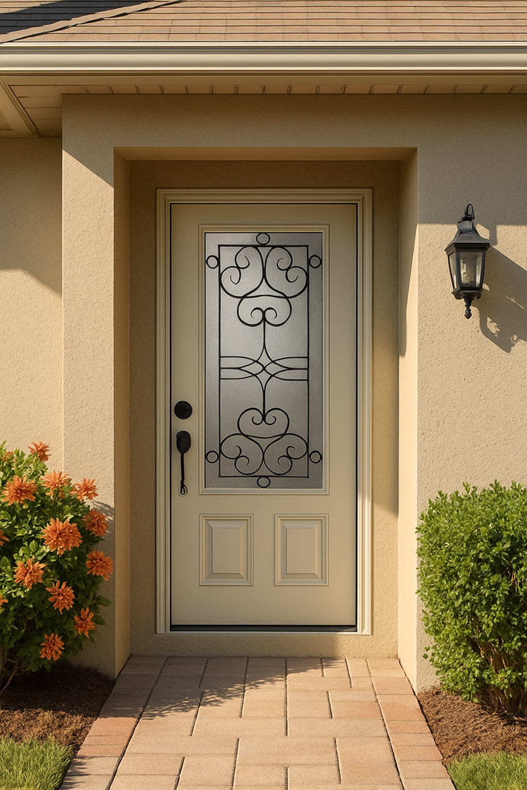 Impact Windows & Doors Tampa - 3/4 Lite 2 Panel Flush - Salinas
