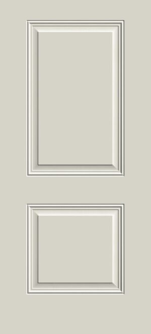 2 Panel Square Top Flush