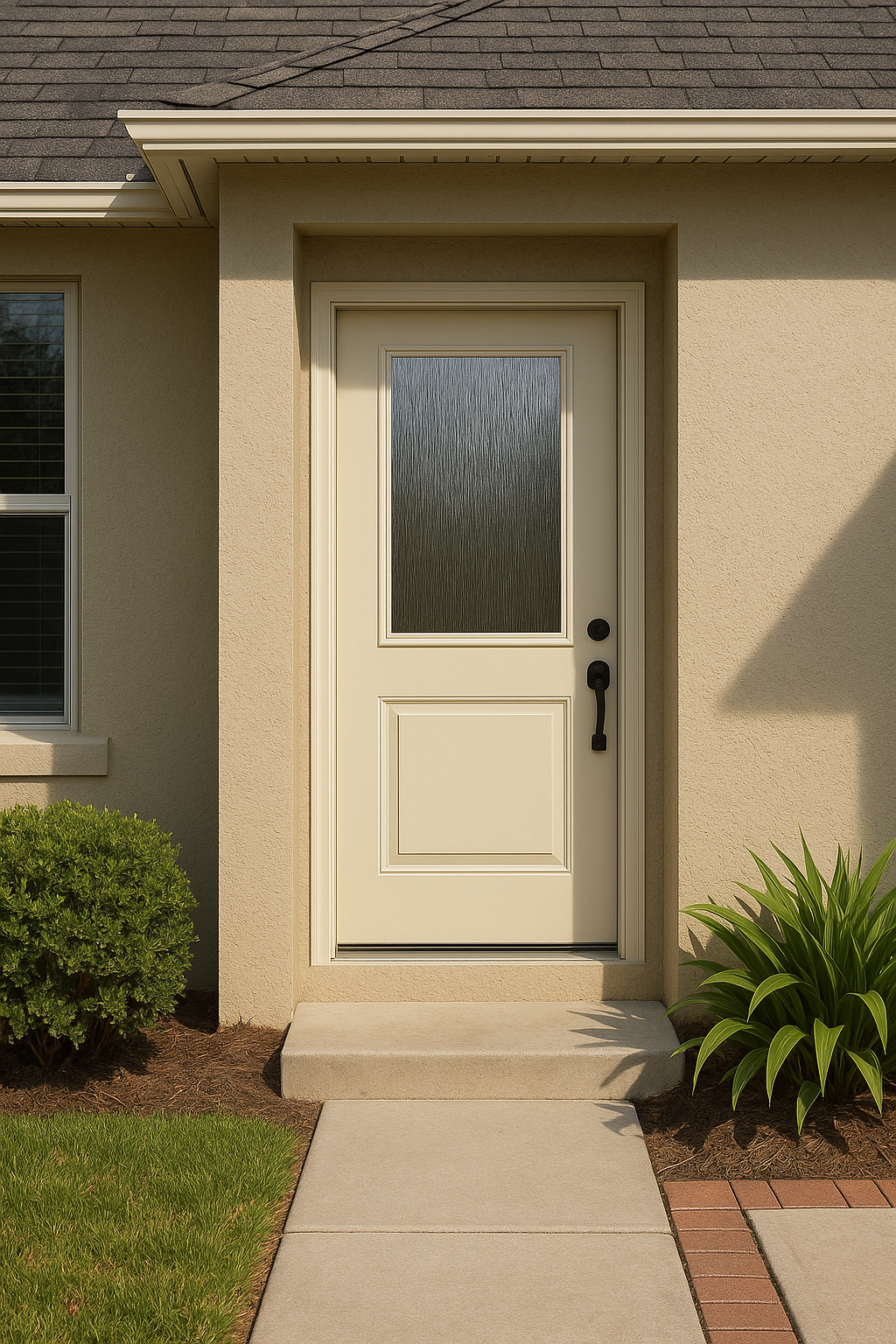 Impact Windows & Doors Tampa - Half Lite 1 Panel Flush - Chord