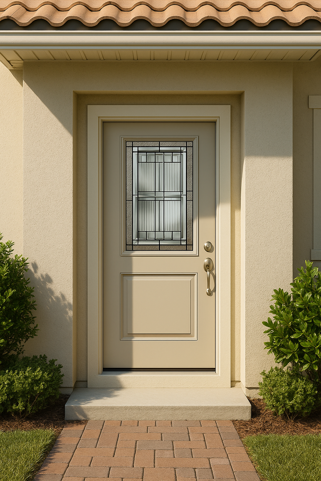 Impact Windows & Doors Tampa - Half Lite 1 Panel Flush - Saratoga
