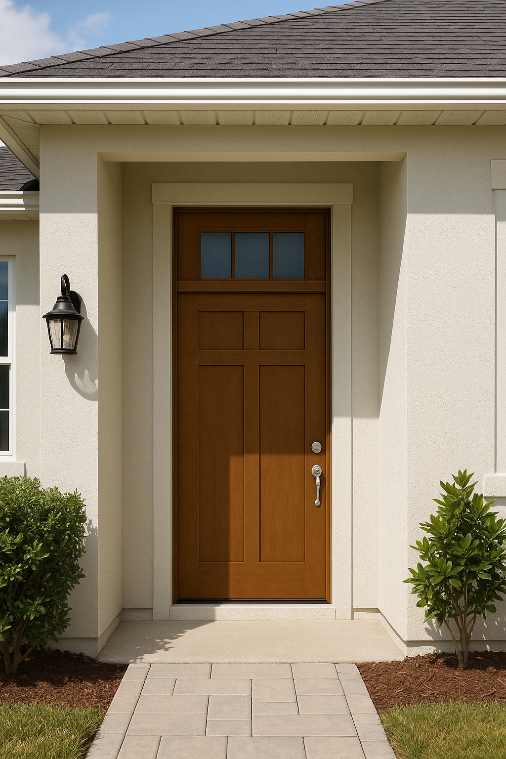 Impact Windows & Doors Tampa - 8' 2 Panel Craftsman Shaker