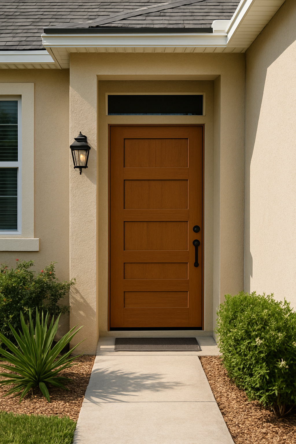 Impact Windows & Doors Tampa - 8' 5 Panel Square Top Shaker