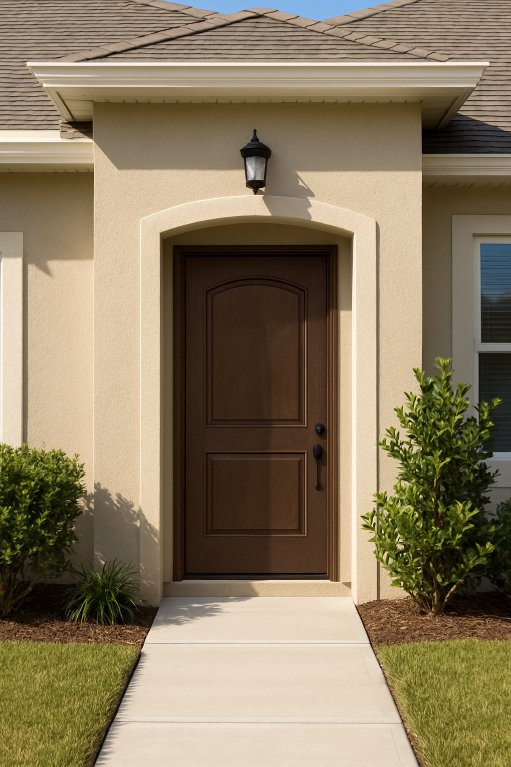 Impact Windows & Doors Tampa - 2 Panel Soft Arch