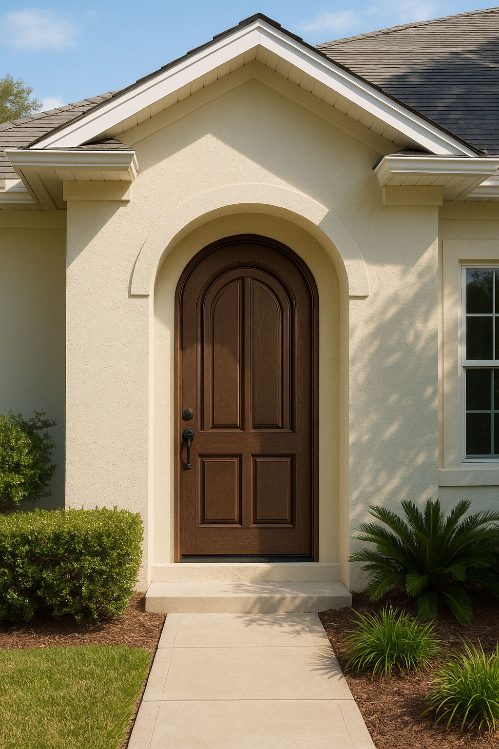 Impact Windows & Doors Tampa - 8' Radiused 4 Panel Round Top