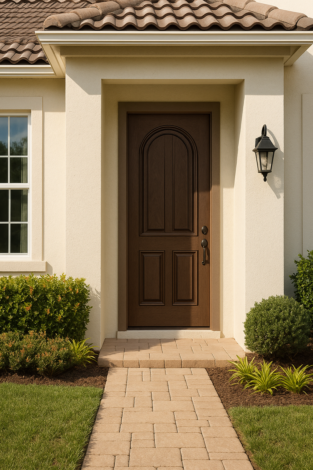 Impact Windows & Doors Tampa - 8' 4 Panel Round Top