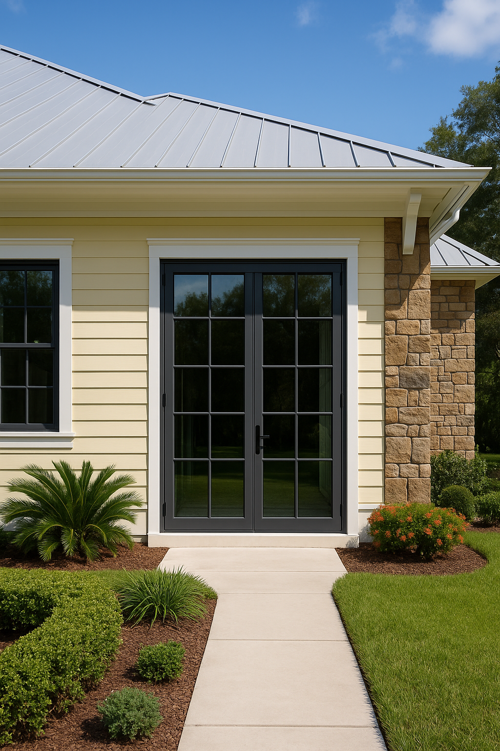 Impact Windows & Doors Tampa - Euro Vista Fold Impact Rated Aluminum Folding Door