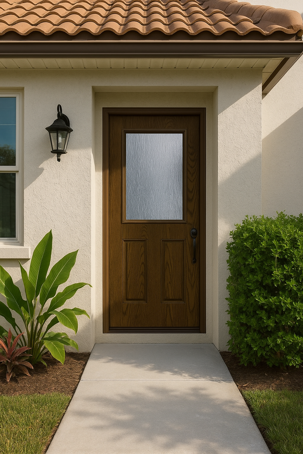 Impact Windows & Doors Tampa - Half Lite Flush - Chinchilla