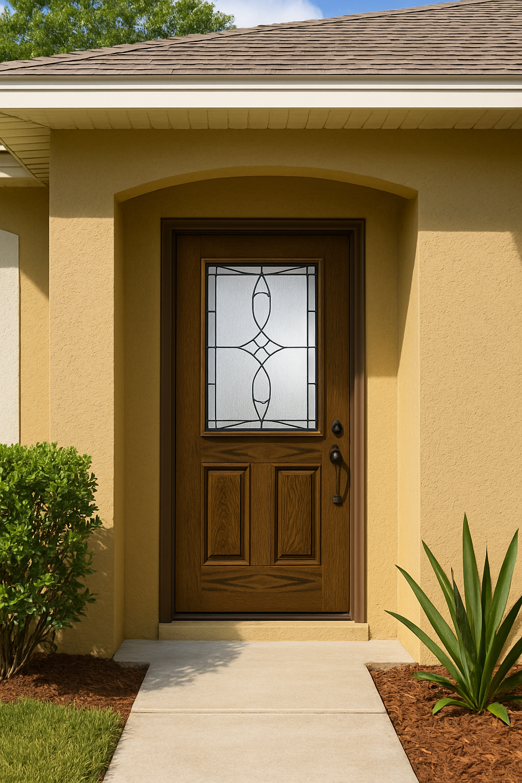Impact Windows & Doors Tampa - Half Lite 2 Panel - Blackstone
