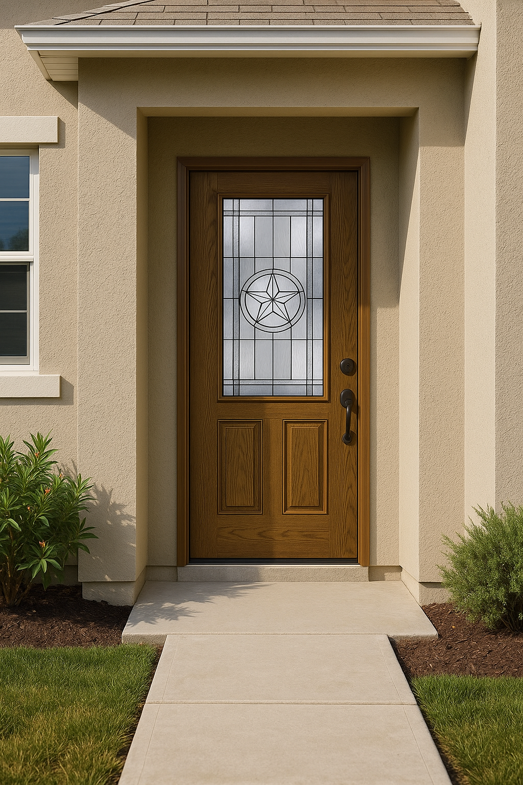 Impact Windows & Doors Tampa - 3/4 Lite 2 Panel - Texas Star