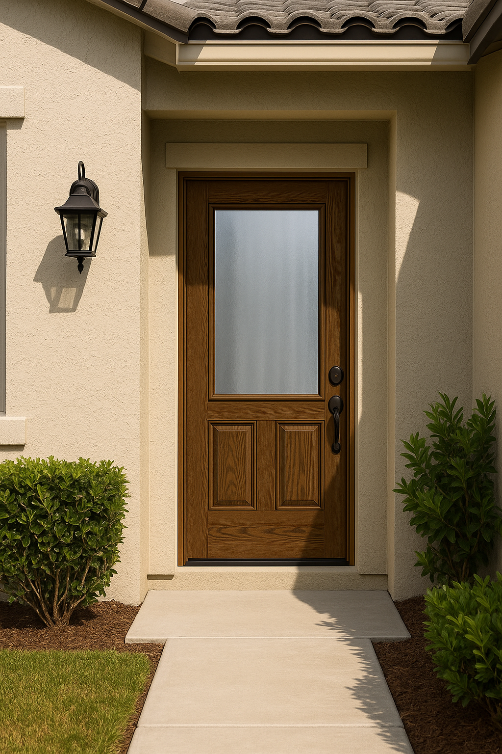 Impact Windows & Doors Tampa - 3/4 Lite 2 Panel - Chinchilla