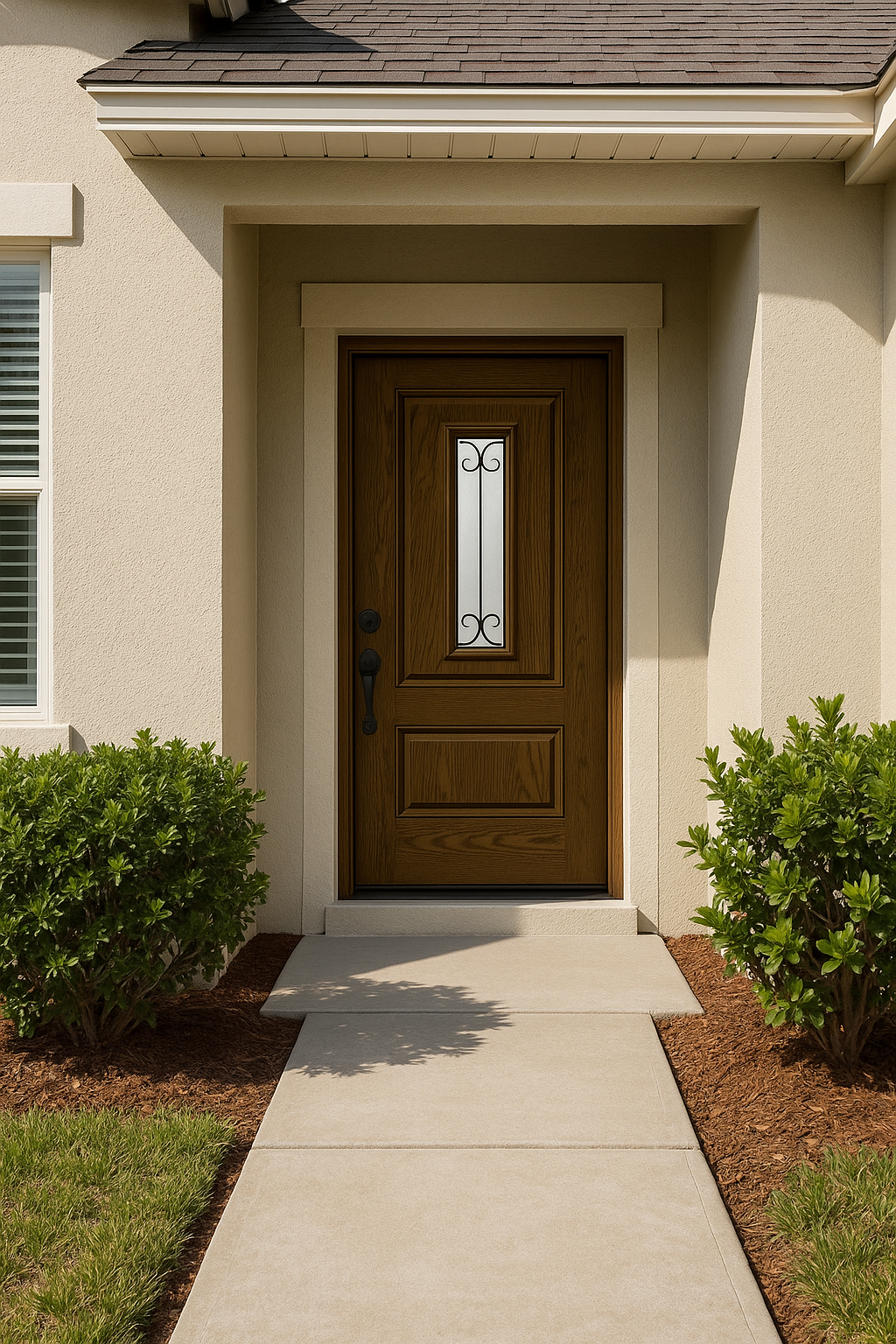Impact Windows & Doors Tampa - Center Lite 2 Panel 3/4 Top - Riserva