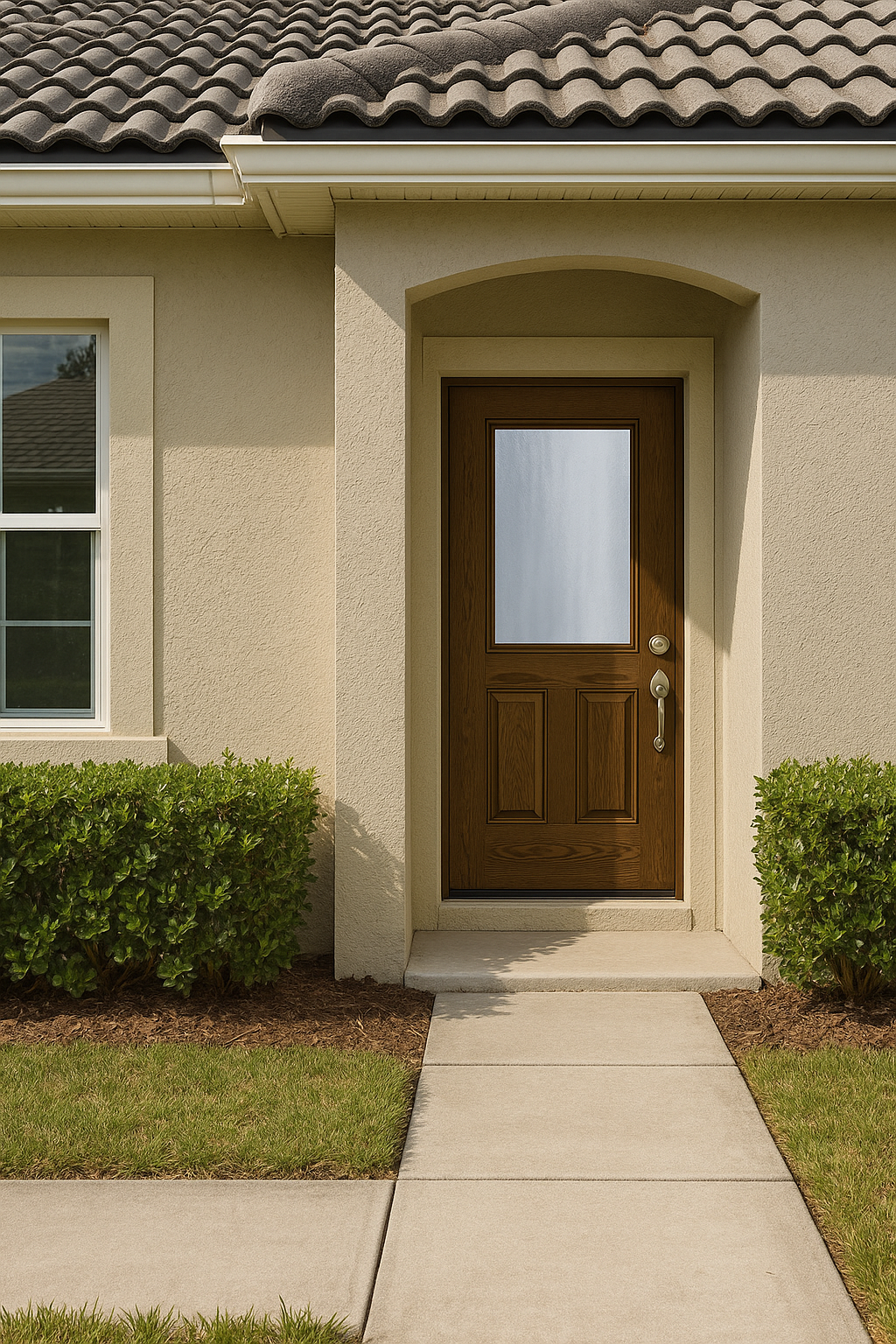 Impact Windows & Doors Tampa - Half Lite 2 Panel - Chinchilla