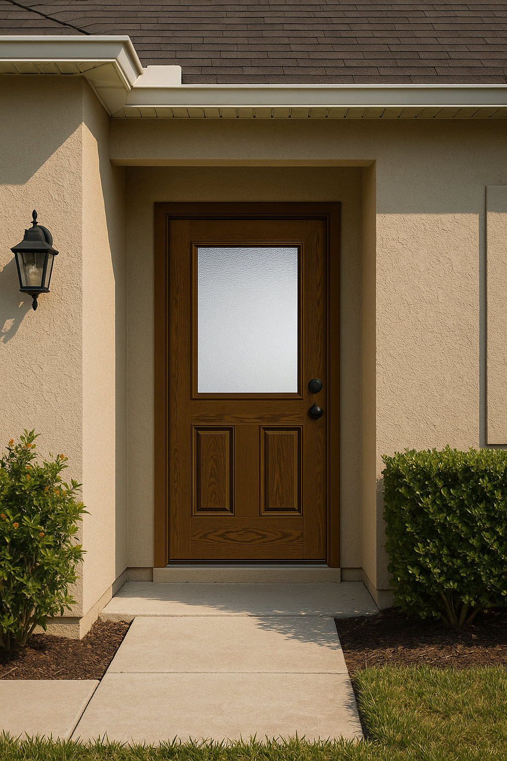 Impact Windows & Doors Tampa - Half Lite 2 Panel - Granite