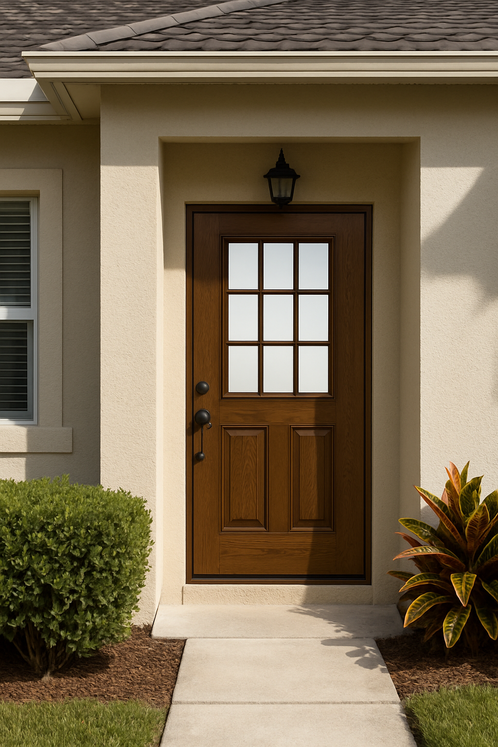 Impact Windows & Doors Tampa - Half Lite 2 Panel - Colonial