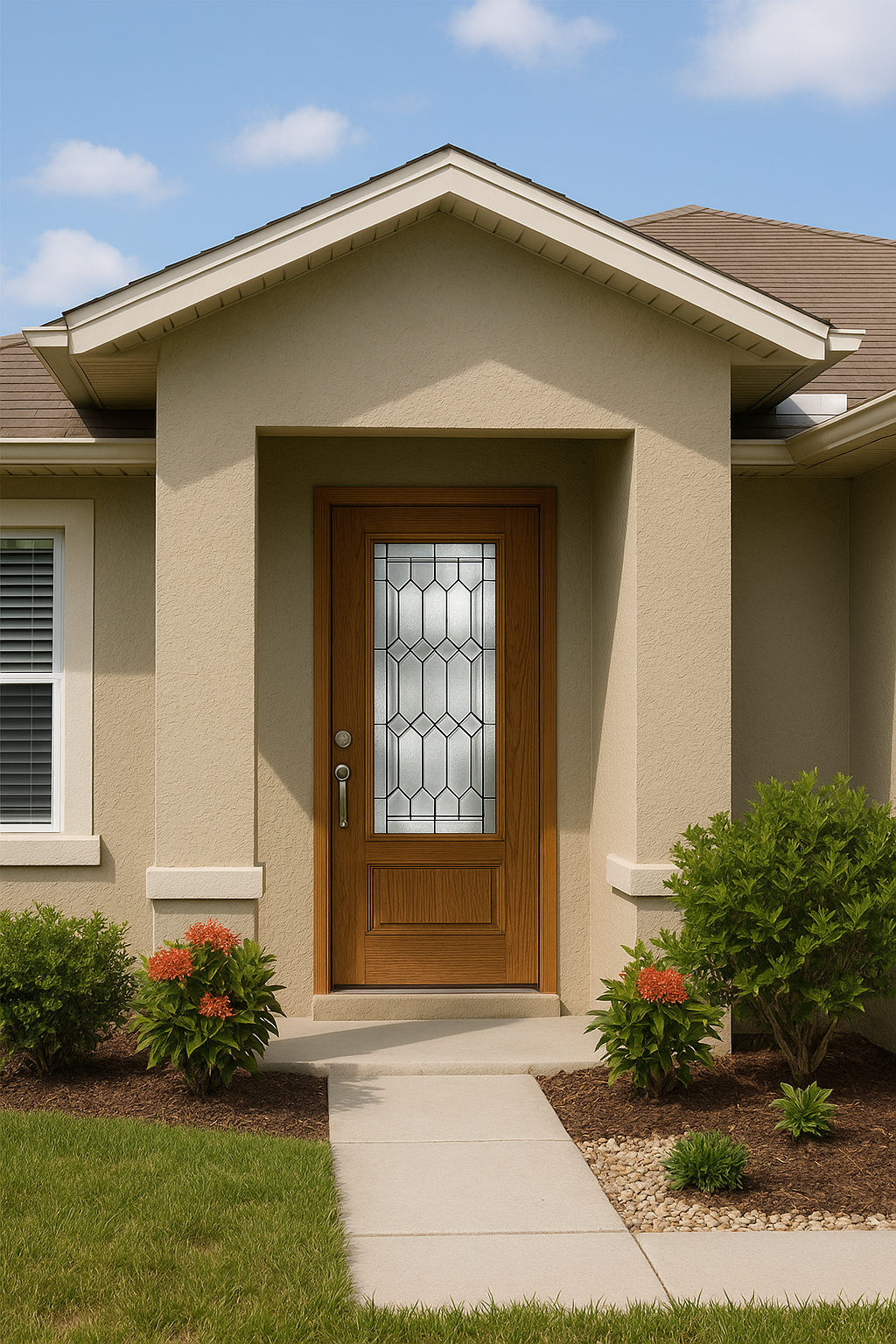 Impact Windows & Doors Tampa - Full Lite Flush - Crystalline