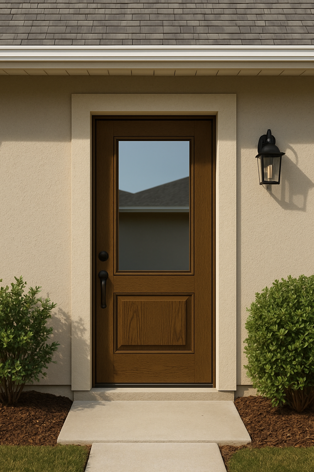 Impact Windows & Doors Tampa - 3/4 Lite 1 Panel - Clear 1 Lite No Grid