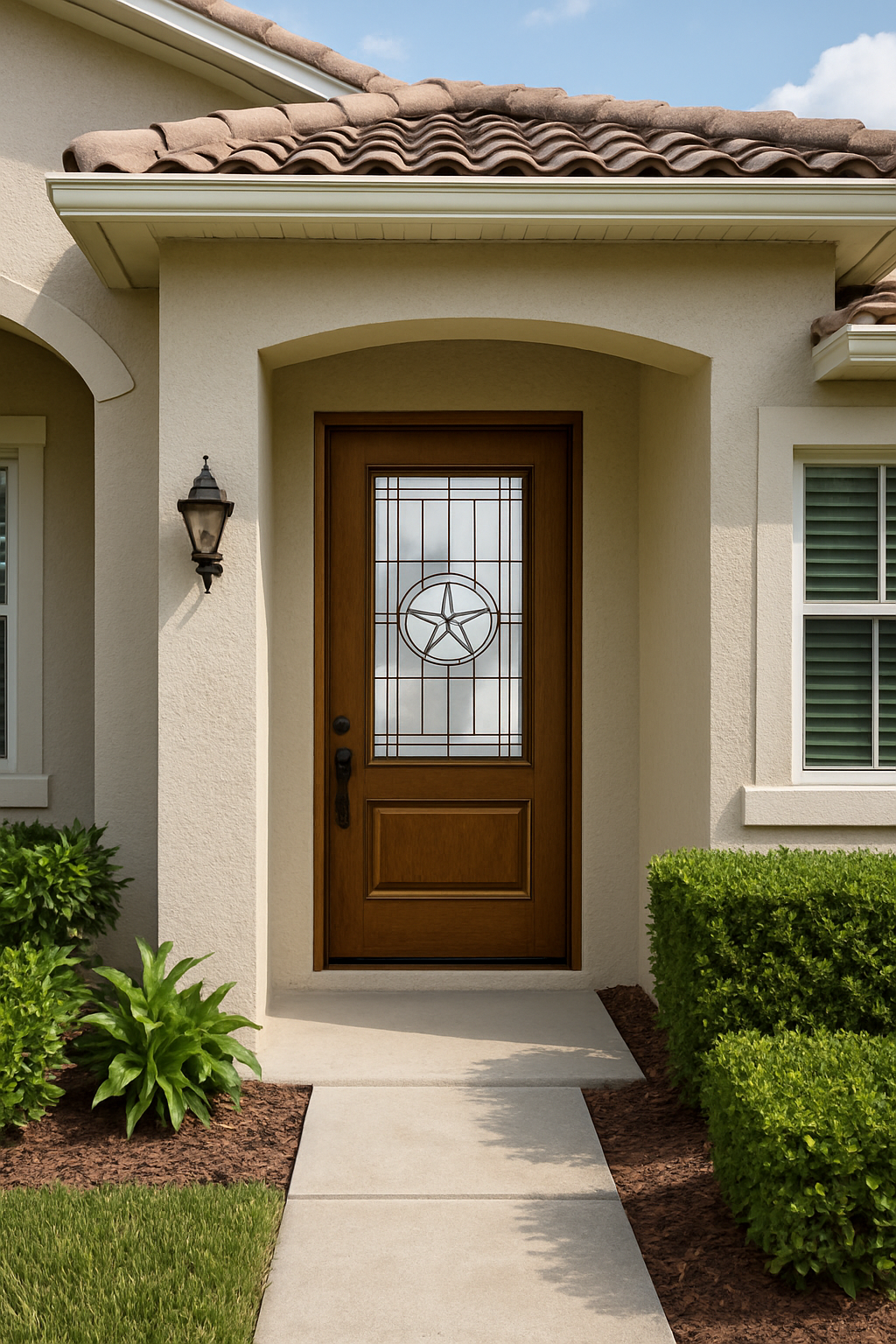 Impact Windows & Doors Tampa - 3/4 Lite 1 Panel - Texas Star