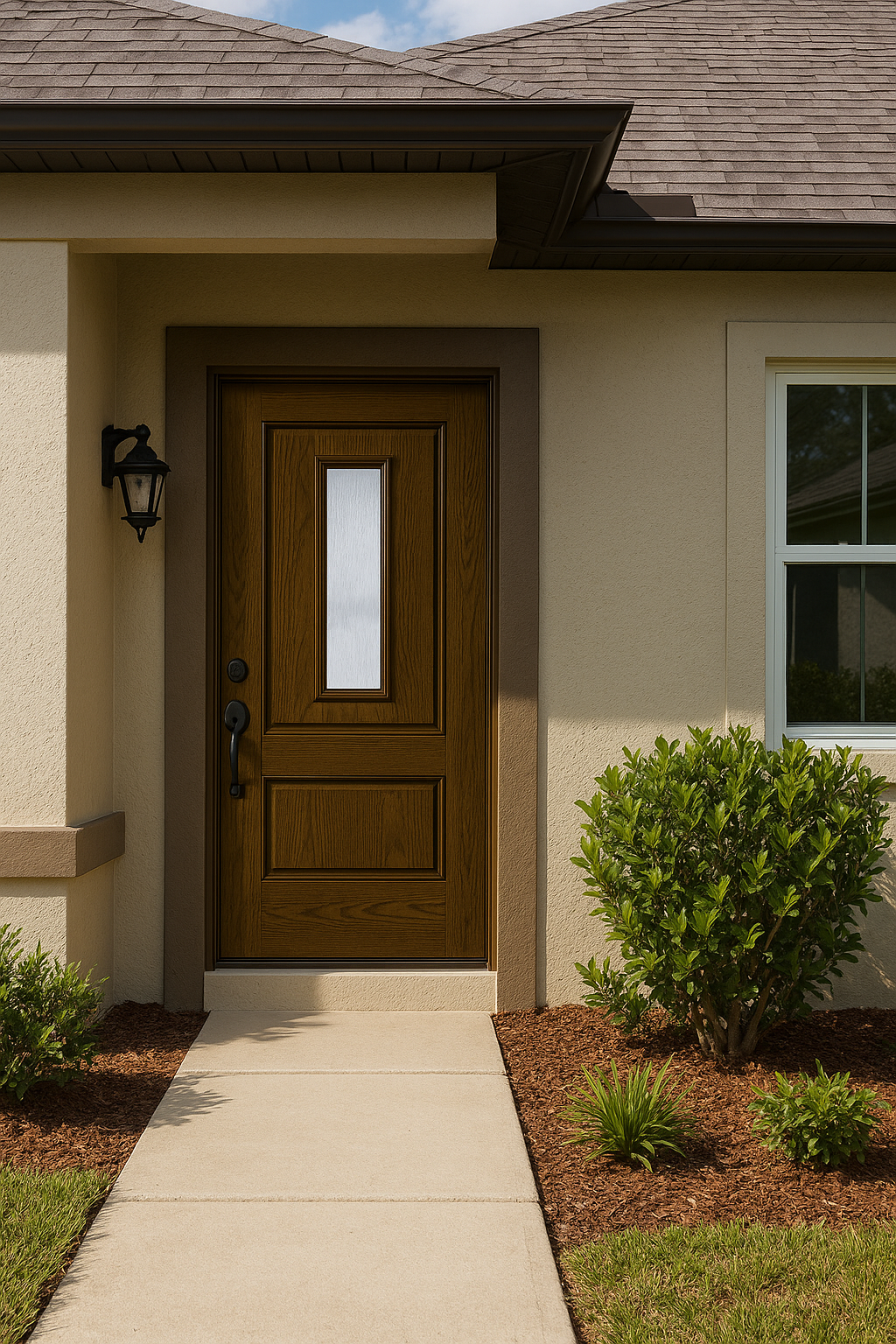 Impact Windows & Doors Tampa - Center Lite 2 Panel 3/4 Top - Chord