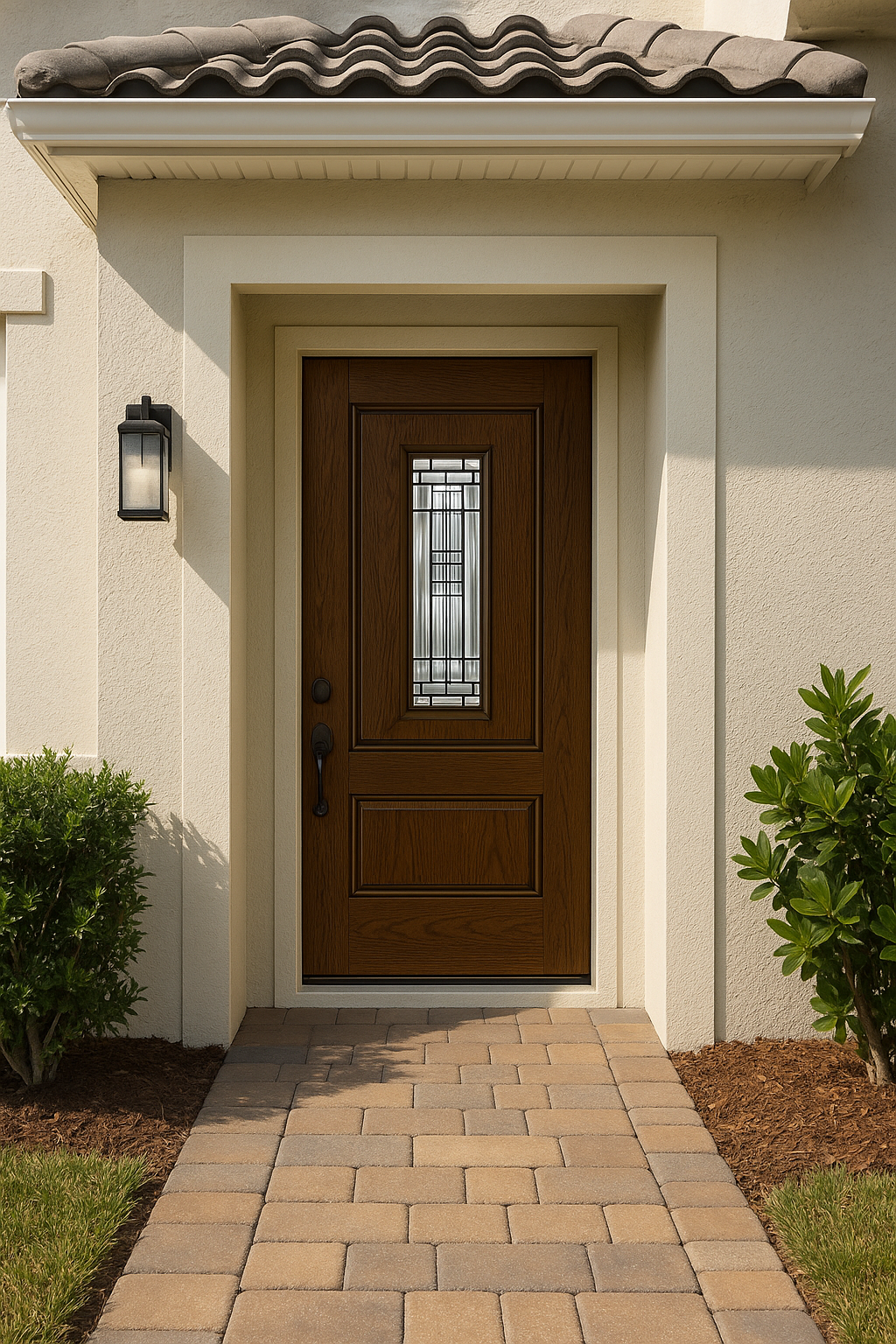 Impact Windows & Doors Tampa - Center Lite 2 Panel 3/4 Top - Saratoga