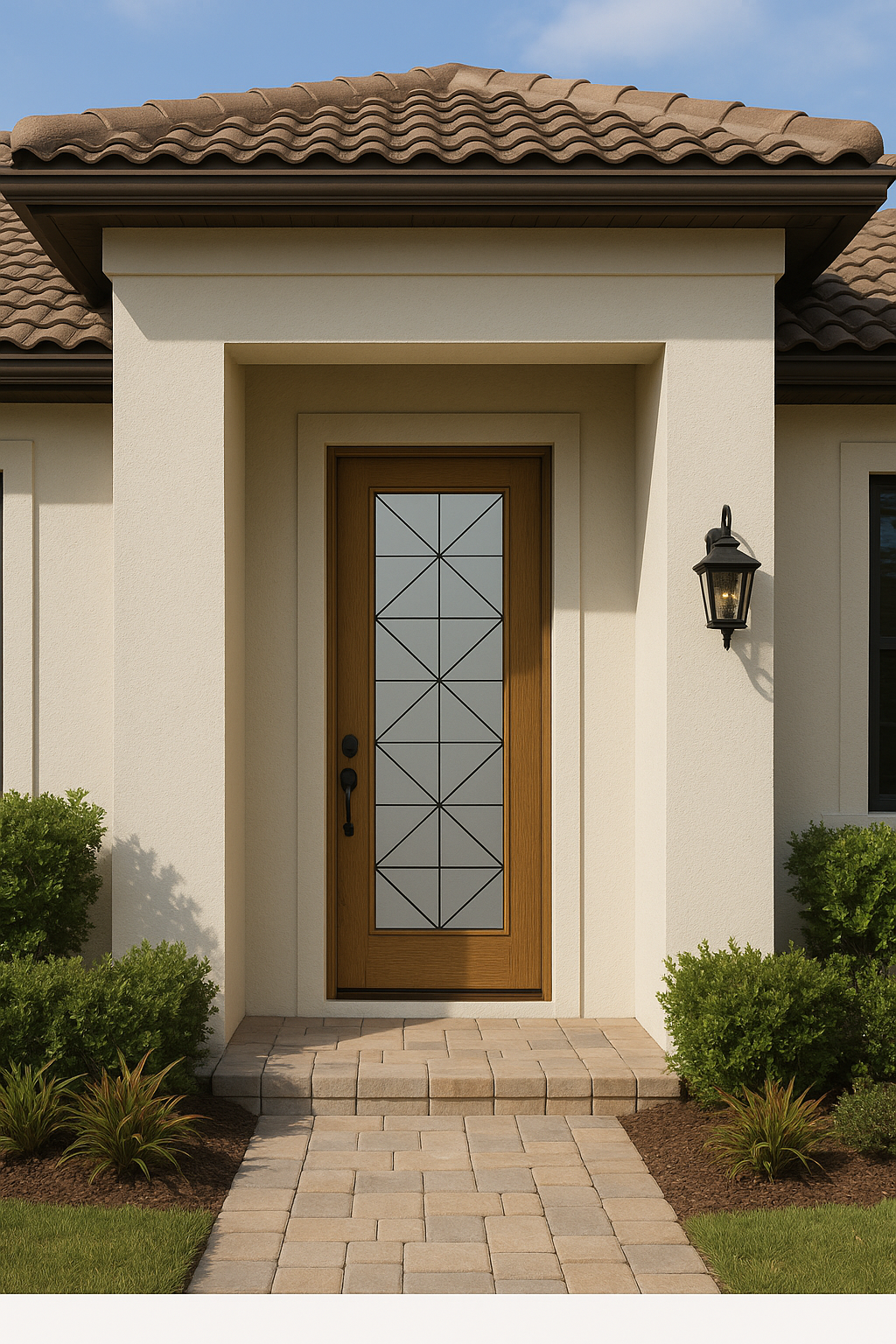 Impact Windows & Doors Tampa - 8' Full Lite W/ Stile Lines - Calix